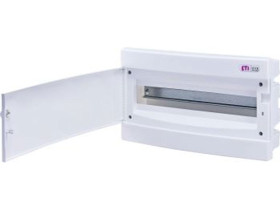 Rozdzielnica podtynkowa 18 modułowa 1x18M drzwi pełne IP40 ECM18PO-s 001101077 ETI