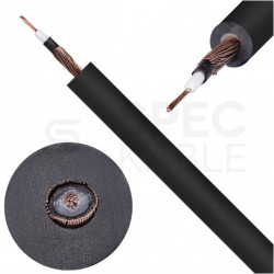 Kabel instrumentalny AC106SW 1x0,22mm2 Cu niezbalansowany czarny Klotz