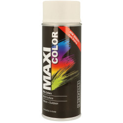 MAXICOLOR MX9016 MaxiColor Spray Satin Brilliant White RAL9016 400ml
