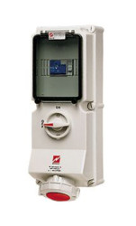 63A 400 V MENNEKES Czerwony, biały Montaż ścienny IP67