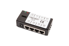 Adapter MultiPoE 4p w obudowie