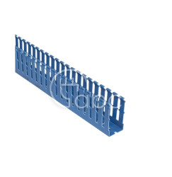 Korytko kablowe grubogrzebieniowe T1-F, 80x80x2000 mm, niebieskie, B01168