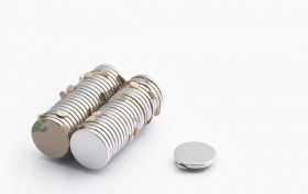 20x2 mm Cylindical 3M Self-Adhesive N38 Neodymium Magnet