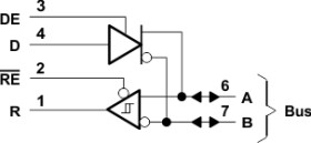 Differential bus transceiver