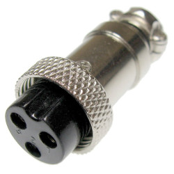 Wtyk żeński NC803(3-Ż) 3-pin 6A 125V