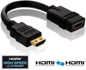 PI030 HDMI/HDMI adapter cable - PureInstall series