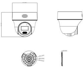 KAMERA IP OBROTOWA ZEWNĘTRZNA IPC-PT1239H-PV-0280B Smart Dual Light Active Deterrence - 1080p 2.8 mm DAHUA