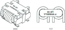 ICMS2321-10 Common Mode Choke, High Current, High Voltage 1.5 kV, Temperature 150 &#176;C