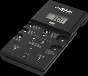 1900-0100 Battery tester for batteries and rechargeable batteries, digital