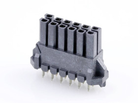 Molex 447691201 Listwa kołkowa, męska, do wbudowania, standardowa, piny: 12, 1 szt.