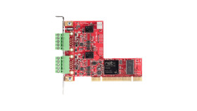 Karta szeregowa, 5-stykowy COMBICON, l. portów: 2, magistrala: PCI