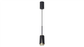 Lampa Wisząca Flower Black Gold 1Xgu10 Ml0267 Milagro