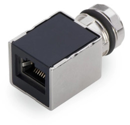 Adapter gniazda M12 / gniazdo RJ45 układ prosty 756-9504/040-000