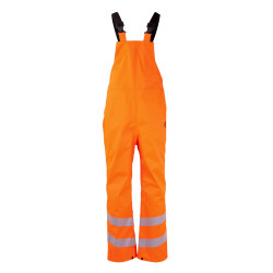 Bib & Brace Hi Vis Orange Unlined Waterp