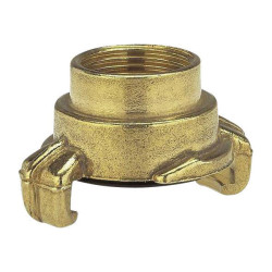 GARDENA 07109-20 Brass Lock Claw Coupling Threaded Piece 30.3mm (1&quot;)