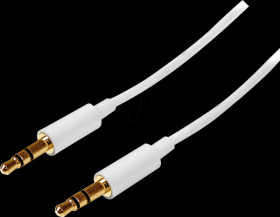 MU3MMMSWH audio cable, 3,5 mm stereo jack, 3 m