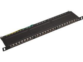 Patch panel OPTIMUM STP kat.5e 24 porty 0.5U PK031