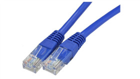 Patchcord Utp Kat.6 Kabel Sieciowy Lan 2X Rj45 Linka Niebieski 0,25M