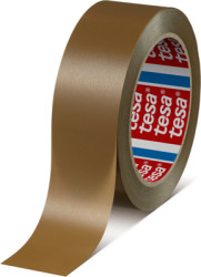 Packaging tape, 38 x 0.065 mm, PVC film, brown, 66 m, 04100-00058-00