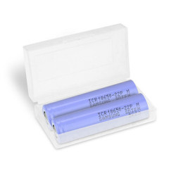 2x akumulator 18650 Li-ion 2150 mAh Samsung ICR18650-22P 10A - BOX / pojemnik