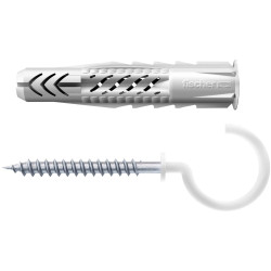 Fischer 094627 Universal Dowel 50 mmset with angular hooks included