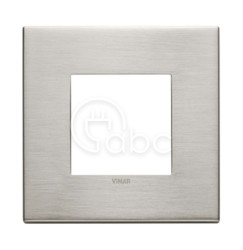 Ramka ozdobna 2M metal szczotkowany nikiel, 22642.11