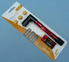 LATARKA RĘCZ.1xLED 17h 21mb RED KĄTOWA