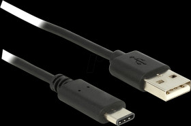 83600 USB type-C plug > USB 2.0 -A plug, 1.0 m