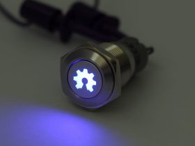 Metal Push Button With OSH Logo