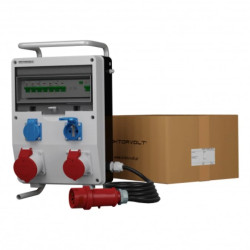 Rozdzielnica budowlana na stojaku z kablem ECO-S/FI SKHU 32A 16A 2x230V Doktorvolt 0410