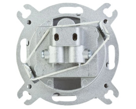 KARO Gniazdo antenowe RTV-SAT przelotowe czekoladowy metalik GPA-SSP/m/40