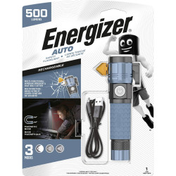 Energizer E303957300 Auto Metal Light LED Torch rechargeable 500 lm