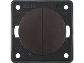 Integro Flow Wyłącznik wieloklawiszowy przyciskowy brąz 936752501 HAGER