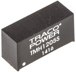 Przetwornica DC-DC, 2W, Uwe 10,8 → 13,2 V DC, Uwy 5V dc, Iwy 400mA, TRACOPOWER