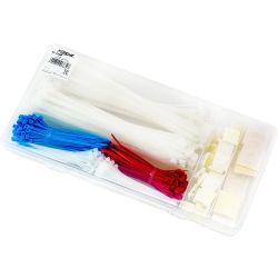 Opaski zaciskowe+uchwyty opasek zestaw CT490C / 41-410