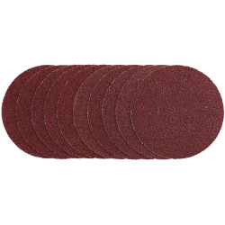 Draper 02693 Sanding Discs 125mm Hook &amp; Loop - 40G (Pack of 10) - 02693