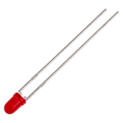 Kingbright L-934ID 3mm LED Red Diffused 20mcd