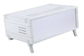 Obudowa ogólnego użytku ABS szerokość zew. 107,9 mm długość zew. 290,9 mm wys. zew. 198,9 mm Bopla Jasnoszary