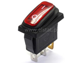 Przeł. kołys.hermet. stabilny ON-OFF LED 16A