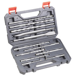 kwb 240290 chisel set 12-piece SDS Plus for Drilling and renovation