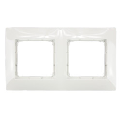 Ramka podwójna karton-gips biała DRK2/11 Kontakt Simon54
