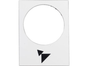 Etykieta wymiary 30X40mm biały ZB2BY4915 SCHNEIDER ELECTRIC