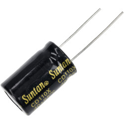 Suntan TS13DE1E472MSB0C0R 4700uF 25V &#x2B;/-20% 16*25mm P:7.5mm Radial Alum Elec Cap