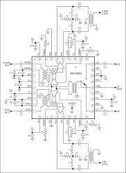 Dual, SiGe, High-Linearity, High-Gain, 700MHz to 1000MHz Downconversion Mixer with LO Buffer/Switch
