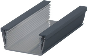 Bopla ASPU 830-1000 7024 (94312000) - asymetryczny profil aluminiowy otwarty (74 x 32.8 x 1000 mm)