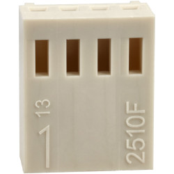 TruConnect 656687 2.54mm 2510 Type Housing 4pole