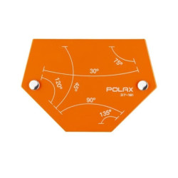 Spawalniczy kątownik magnetyczny Polax Trapez” 100x68x14 mm (37-181)