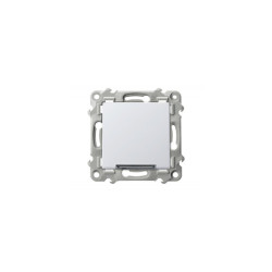 Łącznik pojedynczy podświetlany ŁP-1ZS/m/00 biały SZAFIR Ospel