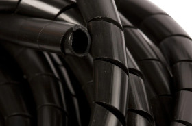 Wężyk ochronny spiralny WSN 8/S czarny E01WS-01010200300 /10m/