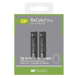 2 x akumulatorki R03/AAA GP ReCyko+ Pro Professional 800mAh